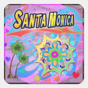 Santa Monica True Progress Aufkleber