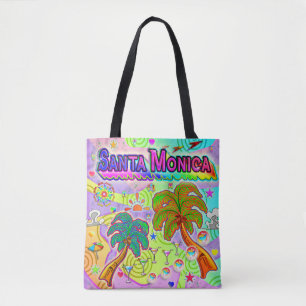 Santa Monica Urlaub Ziel Tote Tasche