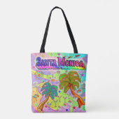 Santa Monica Urlaub Ziel Tote Tasche (Rückseite)