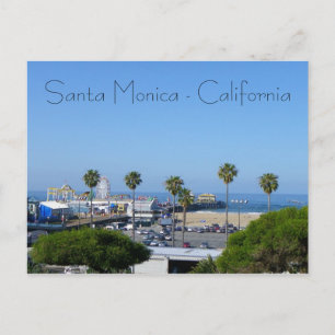 Santa Monica View Postcard! Postkarte
