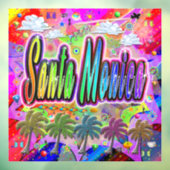 Santa Monica Vista Express Fensteraufkleber (Blatt 3)