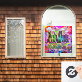 Santa Monica Vista Express Fensteraufkleber