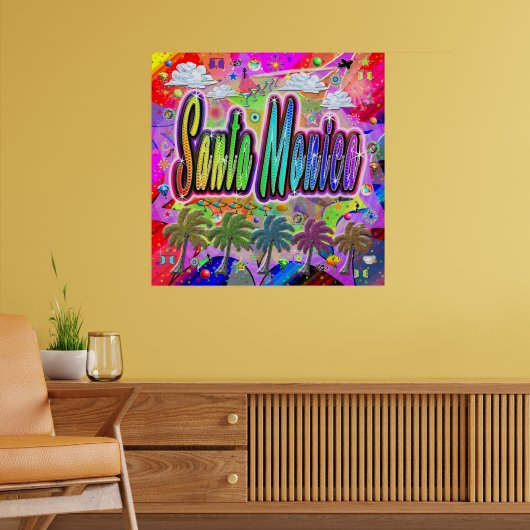 Santa Monica Vista Express Poster (Wohnzimmer 2)