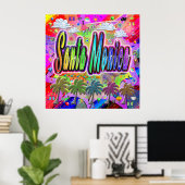 Santa Monica Vista Express Poster (Heimbüro)