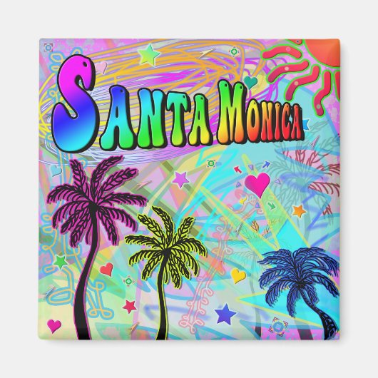 Santa Monica Vivid Romance Magnet (Vorne)