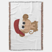 Santa Monkey Decke (Vorderseite Vertikal)