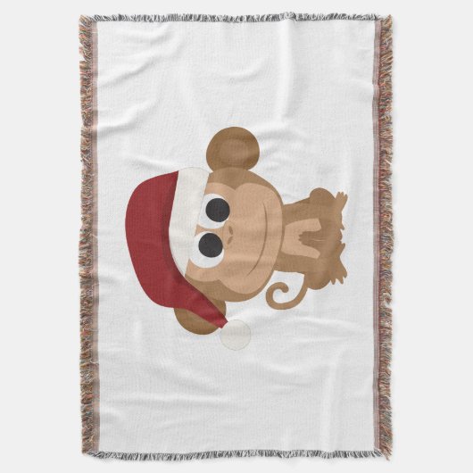 Santa Monkey Decke (Vorderseite Vertikal)