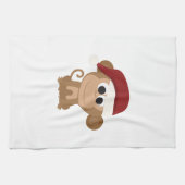 Santa Monkey Geschirrtuch (Horizontal)