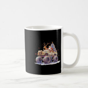 Santa-Monstertruck-Rentier-Weihnachten-Schlafanzug Kaffeetasse