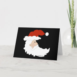 Santa Moon Card Feiertagskarte