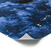 Santa Moonlight Flying Poster (Ecke)