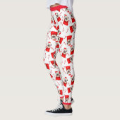 Santa Mops & Candy Canes Leggings (Links)