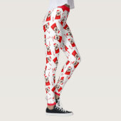 Santa Mops & Candy Canes Leggings (Rechts)