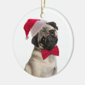 Santa Mops Ornament (Links)
