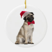 Santa Mops Ornament (Hinten)