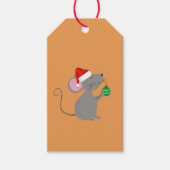 Santa Mouse Geschenkanhänger (Vorderseite)