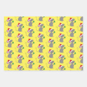 Santa Mouse Geschenkpapier Set (Vorderseite 3)