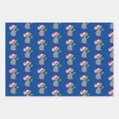Santa Mouse Geschenkpapier Set (Vorderseite 2)