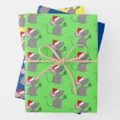 Santa Mouse Geschenkpapier Set (Beispiel)