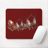 Santa Mouse Pad Mousepad (Mit Mouse)
