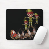 Santa Mouse Pad Mousepad (Mit Mouse)