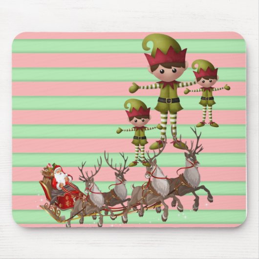 Santa Mouse Pad Mousepad (Vorne)
