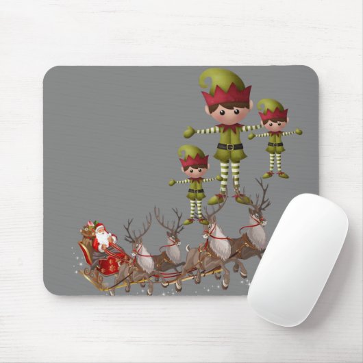 Santa Mouse Pad Mousepad (Mit Mouse)