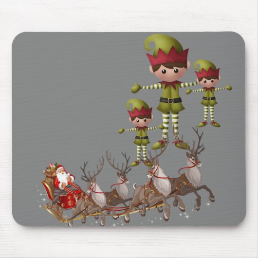 Santa Mouse Pad Mousepad (Vorne)