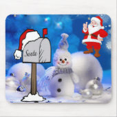 Santa Mouse Pad Mousepad (Vorne)