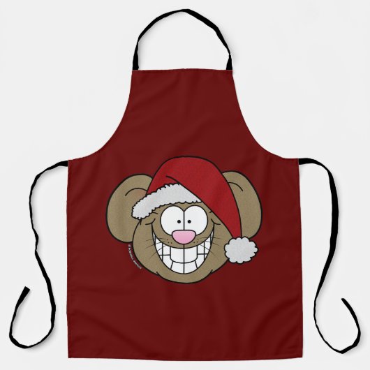 Santa Mouse Schürze (Vorderseite)
