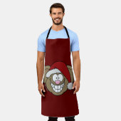 Santa Mouse Schürze (Getragen)
