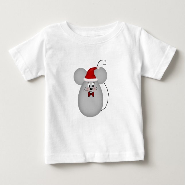 Santa Mouse Shirt (Vorderseite)
