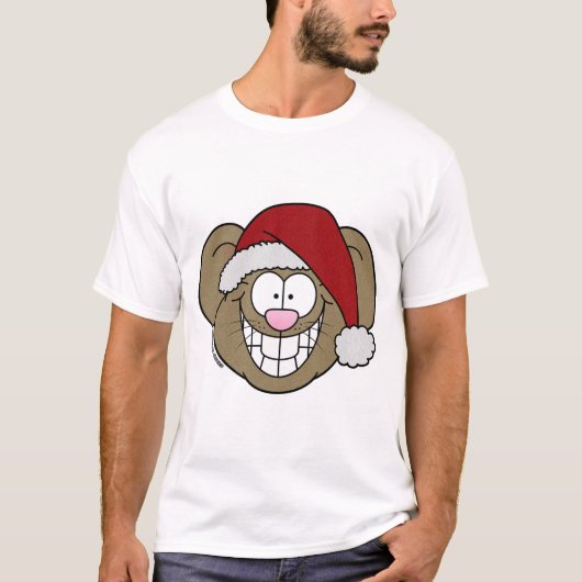 Santa Mouse T - Shirt (Vorderseite)