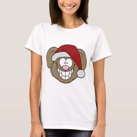 Santa Mouse T - Shirt (Vorderseite)