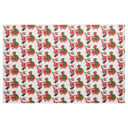Santa mraus Stoff (Fat Quarter (45,7 x 55,9 cm))