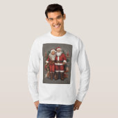 "Santa & Mrs. Claus Embrace" T-Shirt (Vorne ganz)