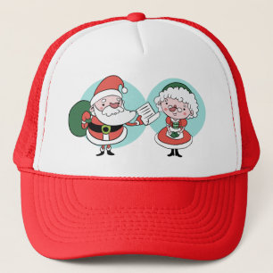 Santa & Mrs Claus hats Truckerkappe