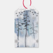 Santa Mrs Claus Merry Christmas Geschenkanhänger (Rückseite)