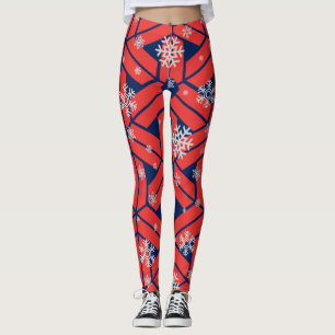 Santa Mrs. Claus Niedlich Spaß Weihnachtsbrennerei Leggings