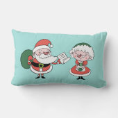 Santa & Mrs Claus werfen Kissen (Rückseite)