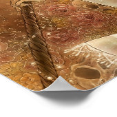 Santa Muerte Art Print Poster (Ecke)