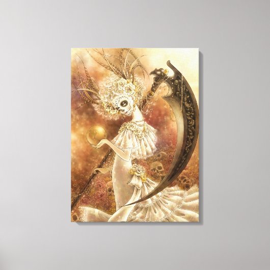 Santa Muerte Canvas Print Leinwanddruck (Vorderseite)