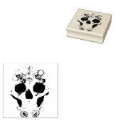 Santa Muerte Gummistempel (Stempel)