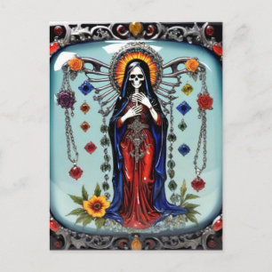 Santa Muerte (Heiliger Tod) Postkarte