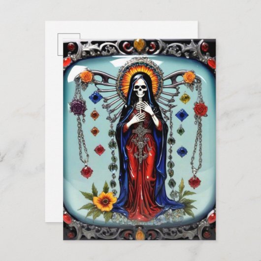 Santa Muerte (Heiliger Tod) Postkarte