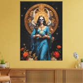 Santa Muerte Leinwanddruck (Insitu (Wohnzimmer))