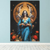 Santa Muerte Leinwanddruck (Insitu (Holzboden))