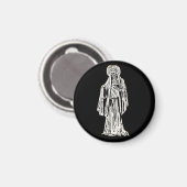 Santa Muerte Magnet (Vorderseite/Rückseite)