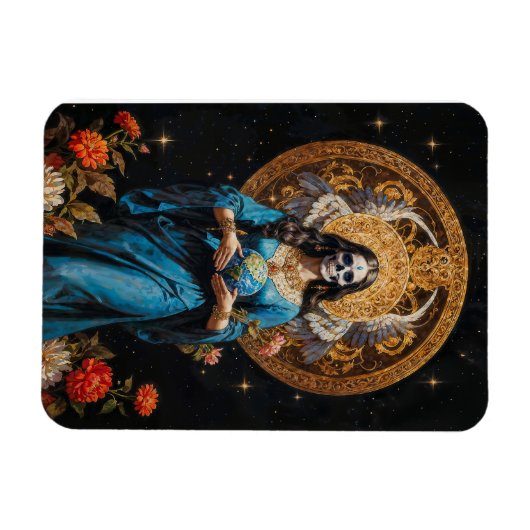 Santa Muerte Magnet (Horizontal)