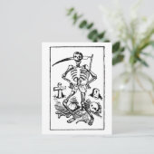 Santa Muerte, Mexican Grim Sensenmann c. Anfang de Postkarte (Stehend Vorderseite)